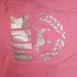 Victoria's Secret Pink Campus Shine Long Sleeve Tee
